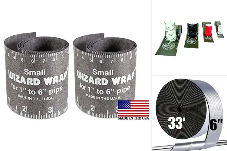 Detailed view of Best 6 Inch Pipe Wraps