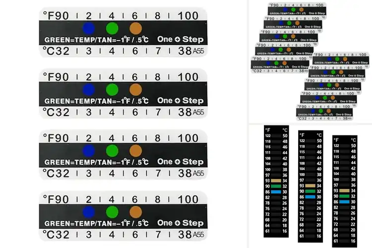 Detailed view of Best Adhesive Thermometer Strips