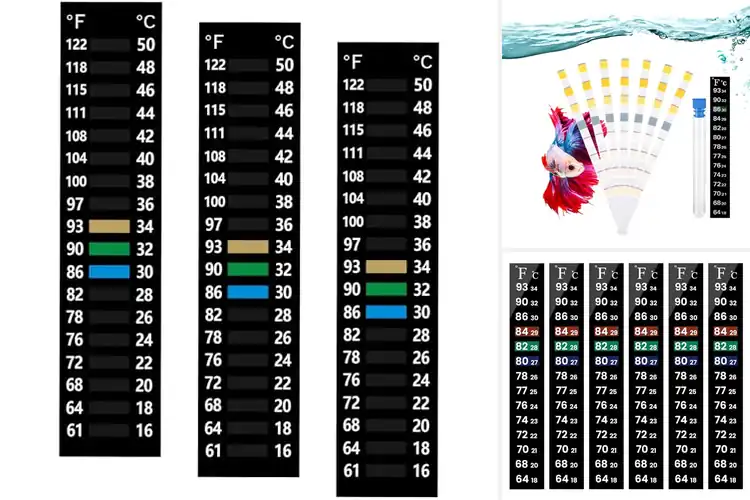 Detailed view of Best Aquarium Temperature Test Strips