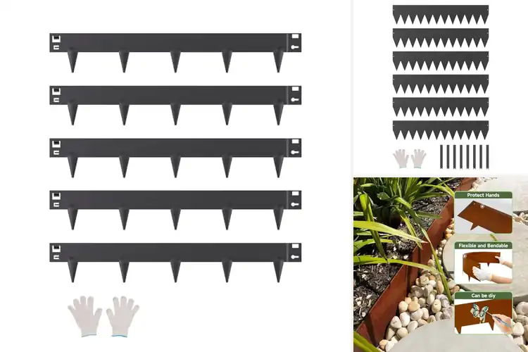 Detailed view of Best Bendable Steel Edgings