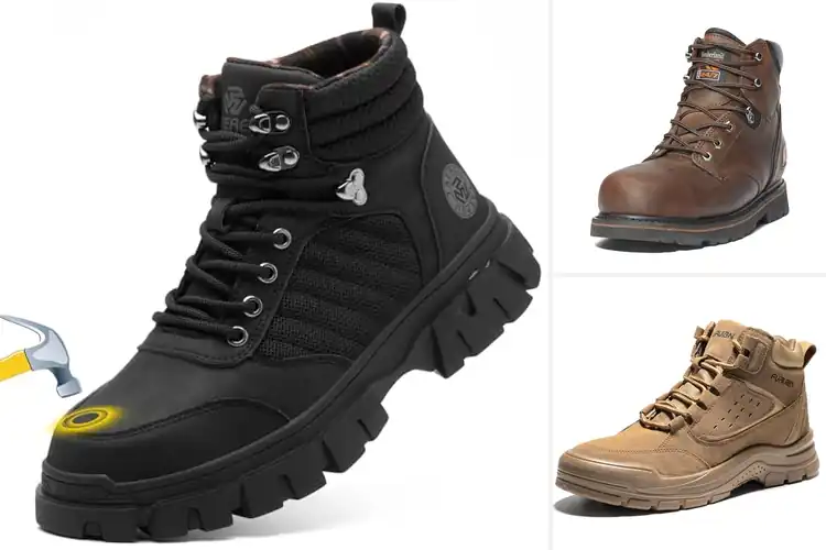Detailed view of Best Construction Work Boots