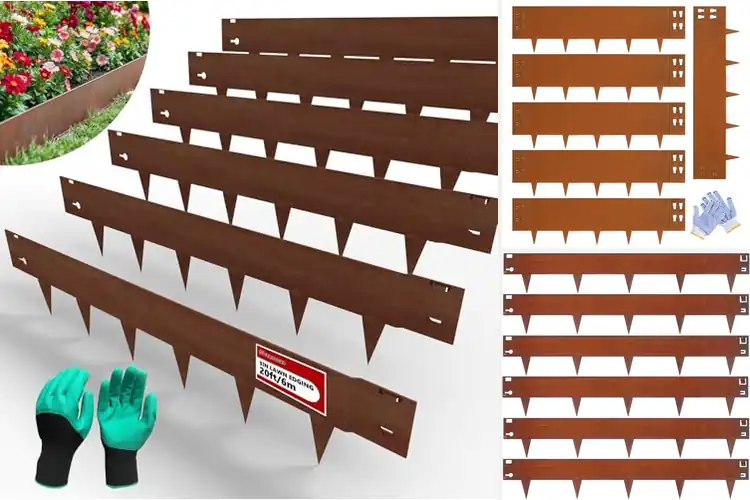 Detailed view of Best Corten Steel Border Material