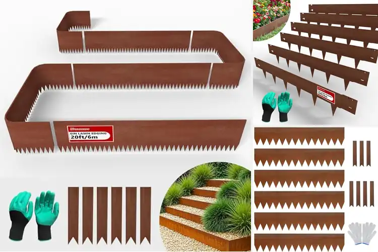 Detailed view of Best Corten Steel Landscape Edgings