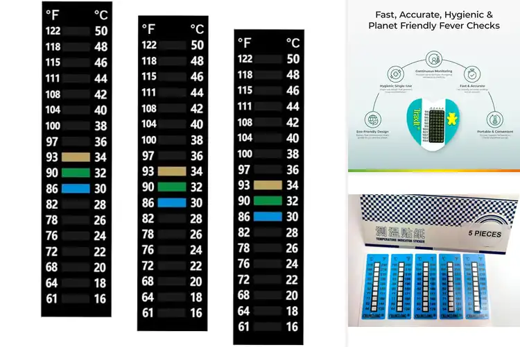 Detailed view of Best Easy Read Thermometer Stickers