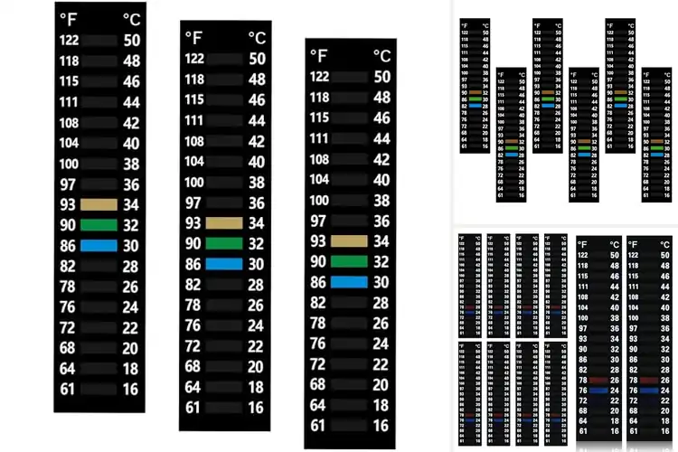 Detailed view of Best Easy-To-Read Temperature Strips For Aquariums