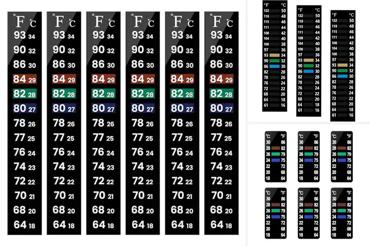 Detailed view of Best Fish Tank Temperature Strips