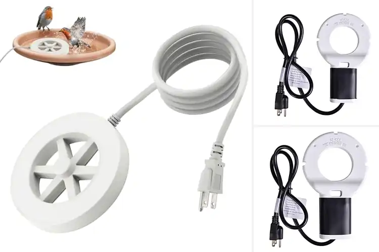 Detailed view of Best For Farm Garden Bird Bath Waterer Heater