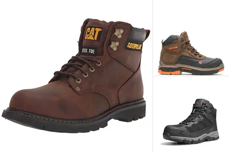 Detailed view of Best Heavy Duty Work Boots
