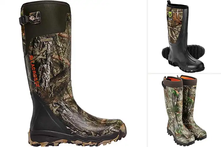 Detailed view of Best Hunting Rubber Boots