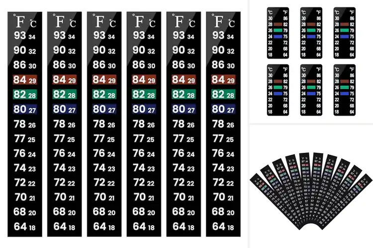 Detailed view of Best Internal Tank Temperature Stickers