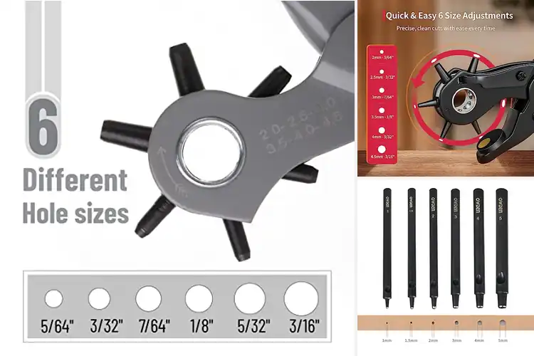 Detailed view of Best Leather Hole Punches: Top 10 Tools for Perfect Crafting