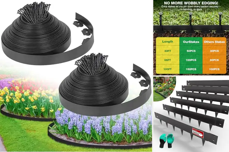 Detailed view of Best Long-Lasting Yard Edging