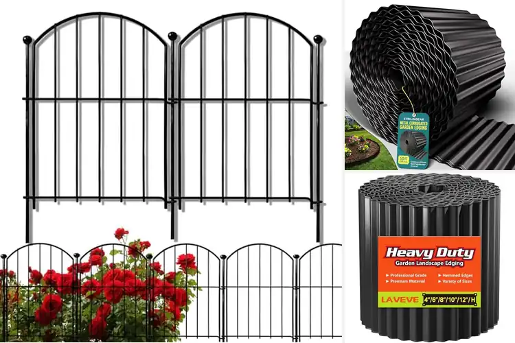Detailed view of Best Metal Garden Borders