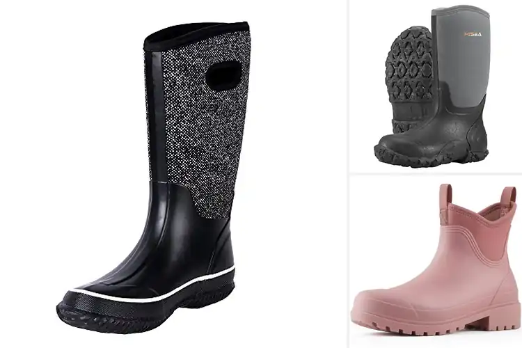 Detailed view of Best Neoprene Rain Boots