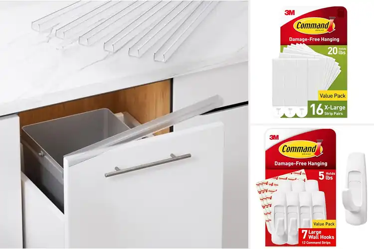Detailed view of Best No Tool Installation Strips