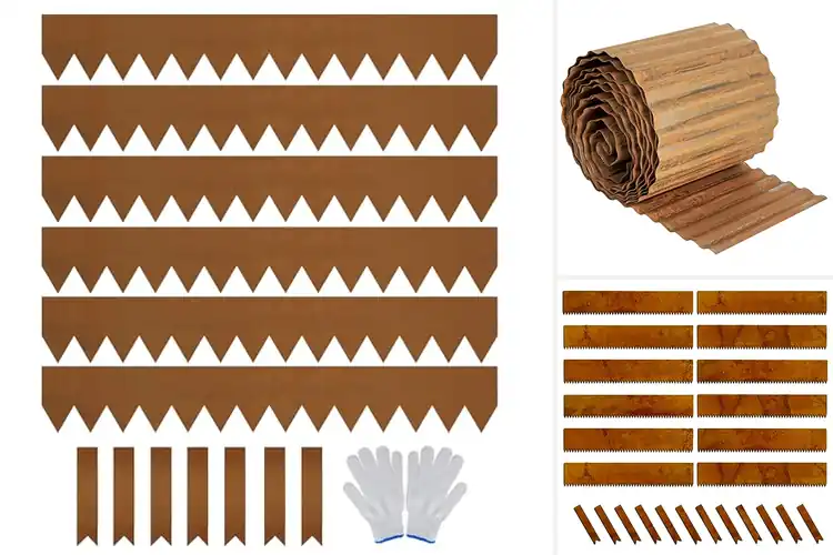 Detailed view of Best Pre-Rusted Steel Edgings: Top Durable & Stylish Picks