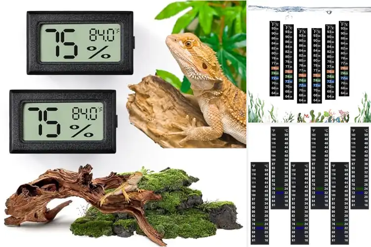 Detailed view of Best Reptile Tank Temperature Stickers