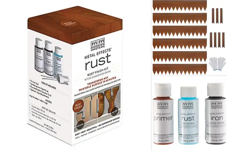 Detailed view of Best Rust Patina Finishes