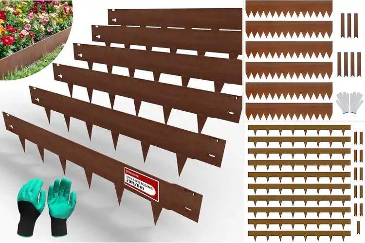Detailed view of Best Rust Patina Garden Edgings: Durable & Stylish Picks