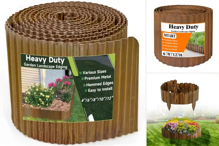 Detailed view of Best Rustic Lawn Borders