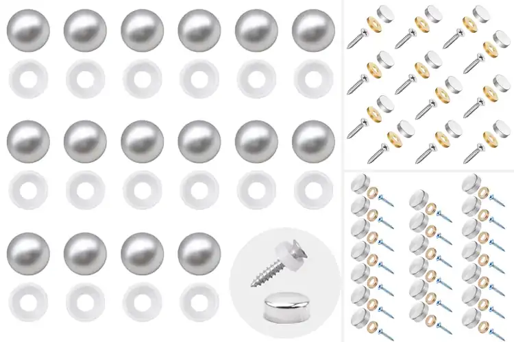 Detailed view of Best Silver Screw Covers