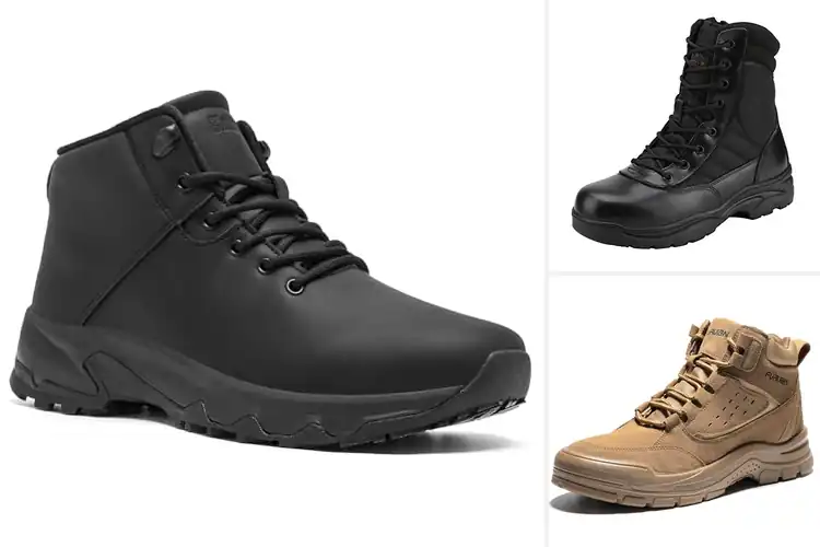 Detailed view of Best Slip Resistant Work Boots