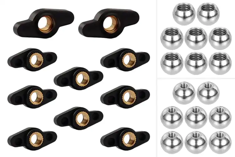 Detailed view of Best Sports Equipment Nuts Knobs