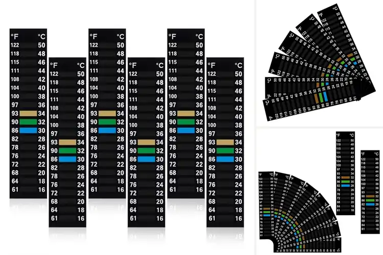 Detailed view of Best Temperature Range Strips 61-122℉ For Tanks