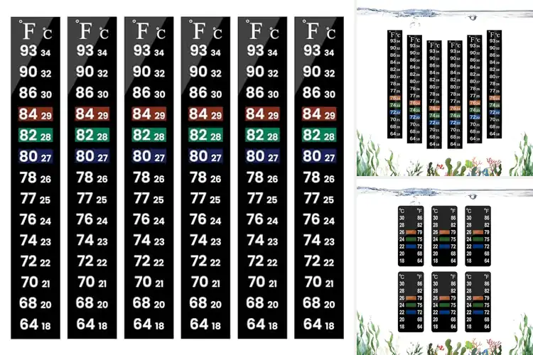 Detailed view of Best Temperature Strips for Fish Tanks