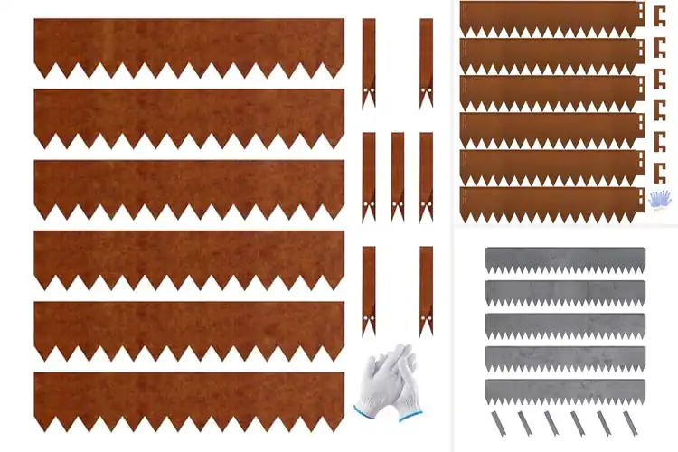 Detailed view of Best Weathering Steel Edges